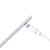 エレコム iPad タッチペン 2018年以降対応 ワイヤレス充電 磁気吸着式 P-TPACSTAP11WWH 1個