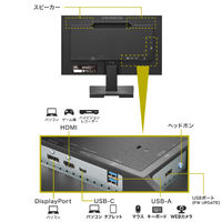 アイ・オー・データ機器 USB TypeーC搭載 21.5型ワイド液晶ディスプレイ ブラック LCD-C222SDB 1台
