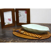 トモ・コーポレーション ランチョンマット 30×21cm 丸 編み ケタ 407102 1個（直送品）