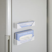 ラップホルダー ティッシュホルダー マグネット ホワイト FK-WTNW 1個 壁面収納 伸晃