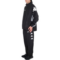 Kappa(カッパ) サッカー アウター ウィンドジャケット LL ブラック 244908 1枚（直送品）