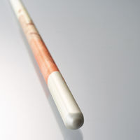 箸 23cm KAKEHASHI NATURA ナチュラルスタイル 食洗機対応 すべり止め 木製 天然木 日本製 オレンジ 358991（直送品）