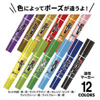 ゼブラ ハイマッキー 限定12色セット Ｈｉ！Ｍｃｋｅｅオリジナルボックス MC12CーHMーOB 1セット