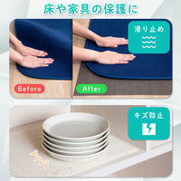 アストロ すべり止めシート ブラック 90×100cm 333-20 1セット(10枚)（直送品）