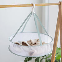 アストロ 平干しネット1段 中 径48cm グリーン 821-28 1セット(10個)（直送品）