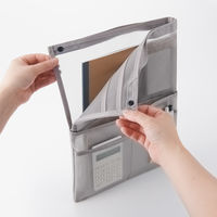 無印良品 ナイロンメッシュバッグインバッグ A4サイズ用 タテ型 グレー 良品計画