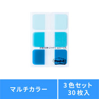 ポストイット 付箋 フィルムふせん ジョーブ インデックス 厚口 マルチカラー2 1パック スリーエム 686MC-2