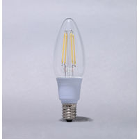 アイリスオーヤマ LED フィラメント電球 40形 LDC4N-G-E17/D-FC クリア 1個（直送品）