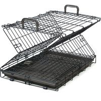 アイリスオーヤマ 折りたたみケージ アイアンブラックカラー OKE-600R 1個