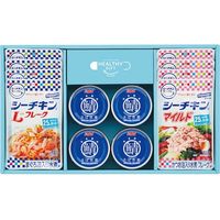 【ギフト包装】アデリー　ヘルシーギフト　ｆｏｒスマイル　シーチキン＆サバ缶セット　210471018　1個（直送品）