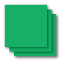 エヒメ紙工 アイアイカラー単色おりがみ エメラルドグリーン 150×150mm 100枚入 AI-TAN29