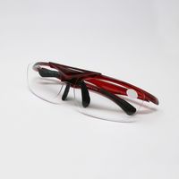 ハート光学 跳ね上げ式老眼鏡 クリアレッド FL03 +2.50 1個（直送品）