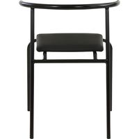 東谷 ROOM ESSENCE マルカート チェア ブラック A2-102BK 1脚（直送品）