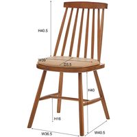 東谷 ROOM ESSENCE ダイニングチェア ホワイト CL-511WH 1脚（直送品）