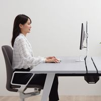 コクヨ 27000 ルーポ モニターアーム Lタイプ 幅220×奥行215×高さ585mm ホワイト AMA-LP12-SAA1-E 1台（直送品）