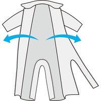 ケープ 介護サポートねまき フルオープンタイプ CK-470 L グリーン 336380 1枚 　介援隊 U0650（直送品）