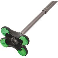 【アウトレット】竹虎 ヒューゴステッキオフセット多点杖 グレー 104764 1本 W1665