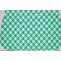 亀屋 ブルー防水食事用エプロン ロングサイズ バイアスグリーン 410819 1枚 E1631