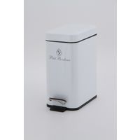 不二貿易 ペディボヌール ダストボックス5L ホワイト 72791 1個
