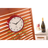 不二貿易 電波掛時計 カペラ Φ27cm RD(27266) 99288 1個