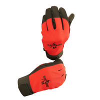 小野商事 PU手袋 フレキシガード タッチパネル対応 Mサイズ 赤 AG6741 1双