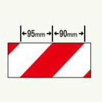 安全興業 ダイヤテープ 90mm巾 赤白 NRR-90 1個(1巻)（直送品）