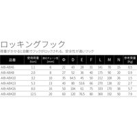 アイビッグ ロッキングフック ラッチロック 28658 1個（直送品）