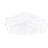 iiもの本舗 さわやかマスク 麻&綿生地 敏感肌用 ホワイト フリーサイズ 1枚入 4589596692982 1枚入×5セット（直送品）