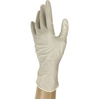 【使いきり天然ゴム手袋】 アイ・ジー・オー 天然ゴム極薄手袋 粉有り L 100枚入り LX-GU-04 1箱