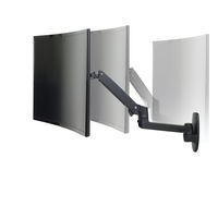 エルゴトロン LX ウォールマウント モニターアーム ブラック 34インチ(3.2～11.3kg)まで VESA規格対応 45-243-224