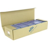 キングコーポレーション 4号カラー名刺　９２ー４ アサギ 200712 100枚入×10箱（直送品）