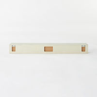 無印良品 壁に付けられる家具棚 オーク材突板 ライトグレー88cm 良品計画