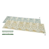 モリスデザインスタジオ キッチンマット FT1701 ベージュ 50×120cm FT1701_17BE 1枚 川島織物セルコン（直送品）