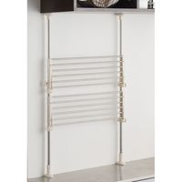 ベストコ ステンレス つっぱりキッチンラック 2段 レギュラー棚 ワームグレー NY-1000 4975970253625 1個