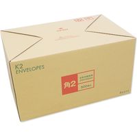 ハート 角2透けないパステルスカイ100ヨコ貼 HT-KR0278 1箱(500枚入)（直送品）