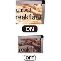 常磐精工 ブラックバリウススタンド看板 LED A1ロウ両面 BVASKLED-A1LR 1台（直送品）