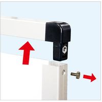 常磐精工 フロアバリウススタンドI型 アクリルタイプ A3縦縦 FVAIAC-A3TT 1台（直送品）