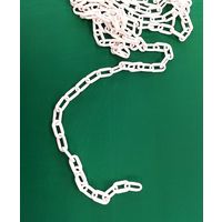 コンヨ プラスチックチェーン #8 白色 50m 51007 1個（直送品）