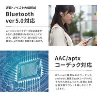LIVIL audio 完全ワイヤレスイヤホン 完全独立型 Bluetooth イヤフォン LIV120 Qualcomm マットブラック（直送品）