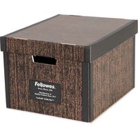 フェローズ 703Sボックスバンカーズボックス ウッドグレイン FE-1006601 1パック(3枚入)