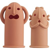 ライオン事務器 はにわ型指サック はにさっく HA-201 1セット（2個入）