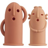 ライオン事務器 はにわ型指サック はにさっく HA-200 1セット（2個入）