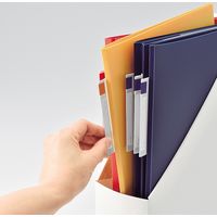 リヒトラブ noie-style クリヤーブック<オープンポケット> A4 10ポケット ネイビー N7674-11 1冊