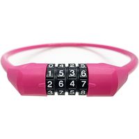 サギサカ カラーロックDIAL ダイヤルロック ピンク 43948 1個（直送品）