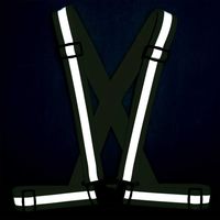 ケイワーク ストレッチ反射安全ベスト2枚組 イエロー フリー RW-200 1セット(2個入)