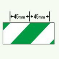安全興業 ダイヤテープ 45mm巾 緑白 NRG-45 1セット(10巻:1巻×10個)（直送品）