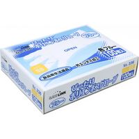 フジリンクス ぴったりポリエンボスグローブ　外エンボス　ブルー　SS 32-5713 1セット(100枚×60箱 合計6000枚入)（直送品）