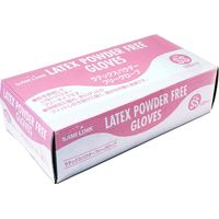 フジリンクス ラテックスグローブ　ショート　粉なし　SS 32-5723 1セット(100枚×10箱 合計1000枚入)（直送品）