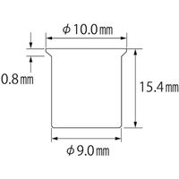 ロブテックス ブラインドナット”エビナット”（薄頭・スチール製）　エコパック　（25個入） NSK6MP 1パック