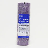 積水マテリアルソリューションズ エスロンテープ No.360 紫 幅19mm×長さ10m V360E1N 10巻